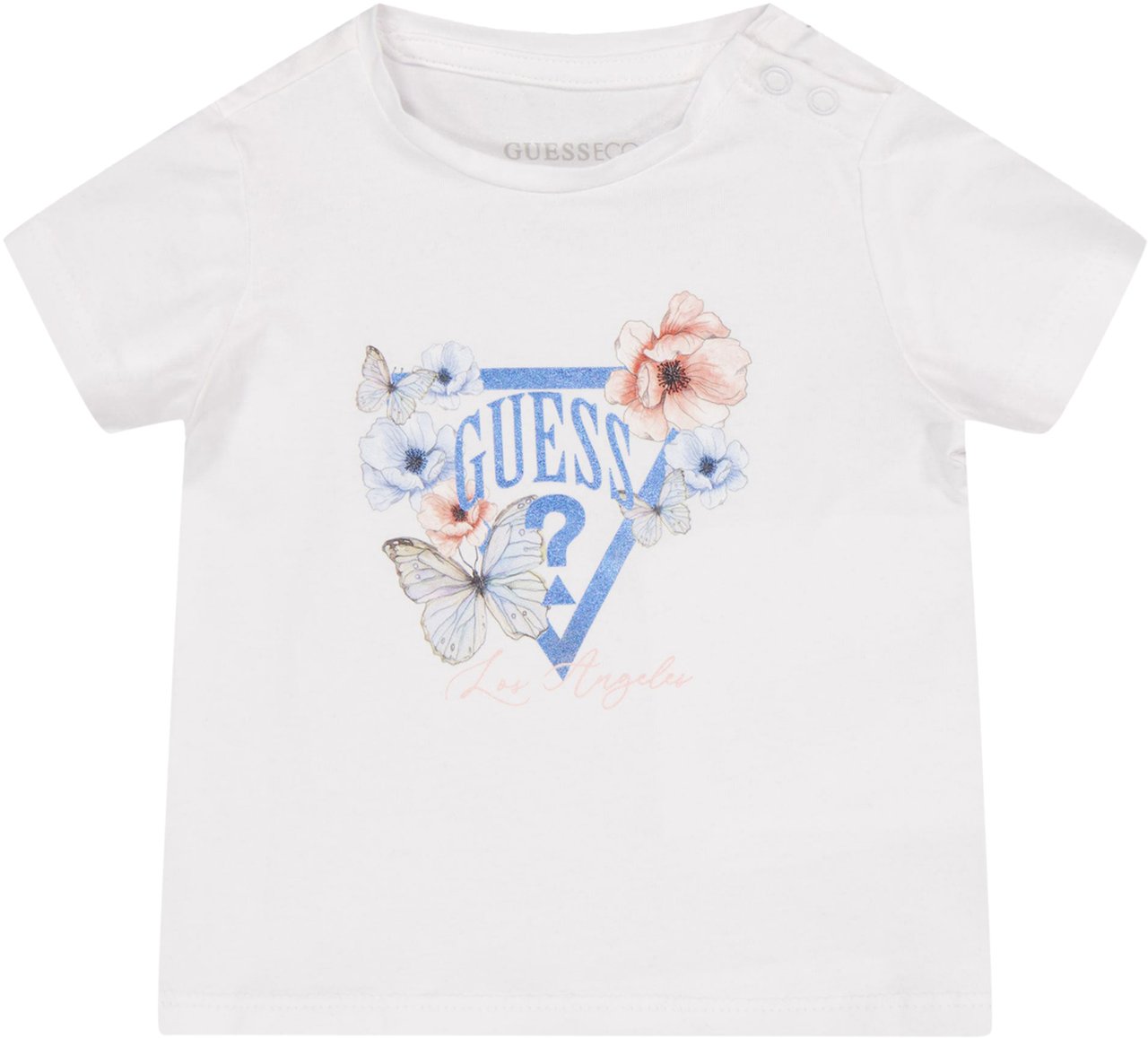 Guess Guess Baby Meisjes T-Shirt In Wit Wit