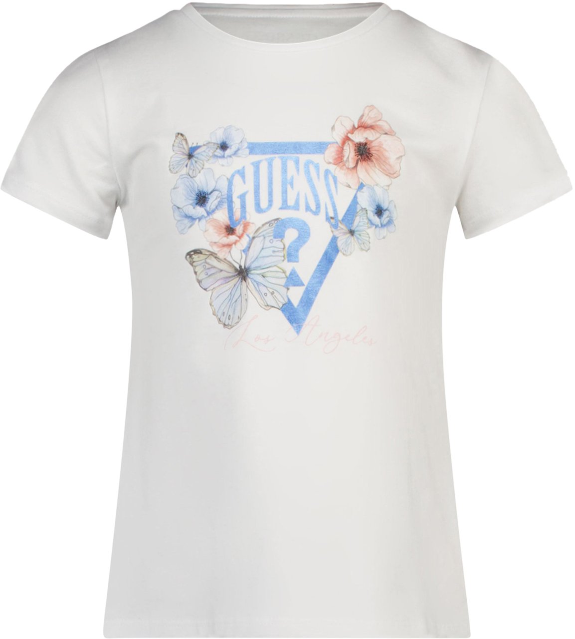 Guess Guess Kinder Meisjes T-Shirt In Wit Wit