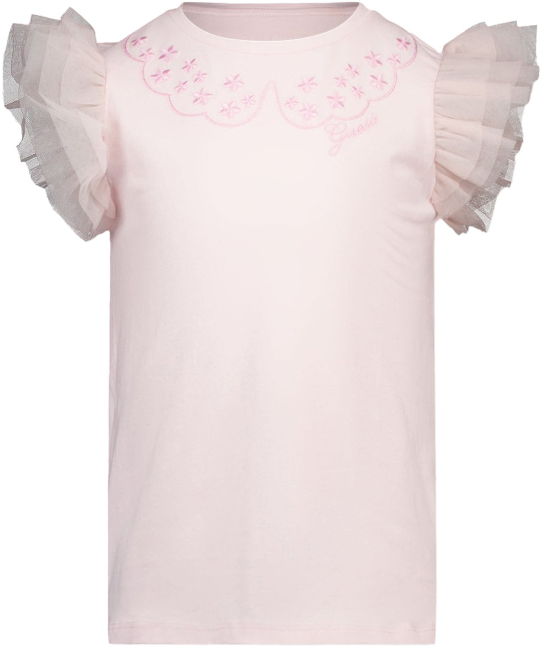 Guess Guess Kinder Meisjes T-Shirt In Licht Roze Roze