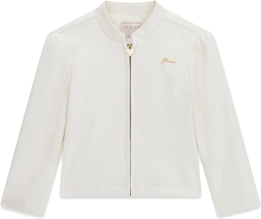 Guess Coats Cream Wit