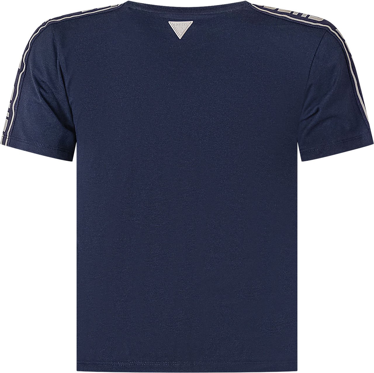 Guess T-shirt con Logo Frontale Navy