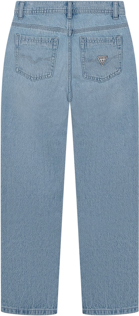 Guess Jeans Regular Fit con Tasche e Strappi Lichtblauw