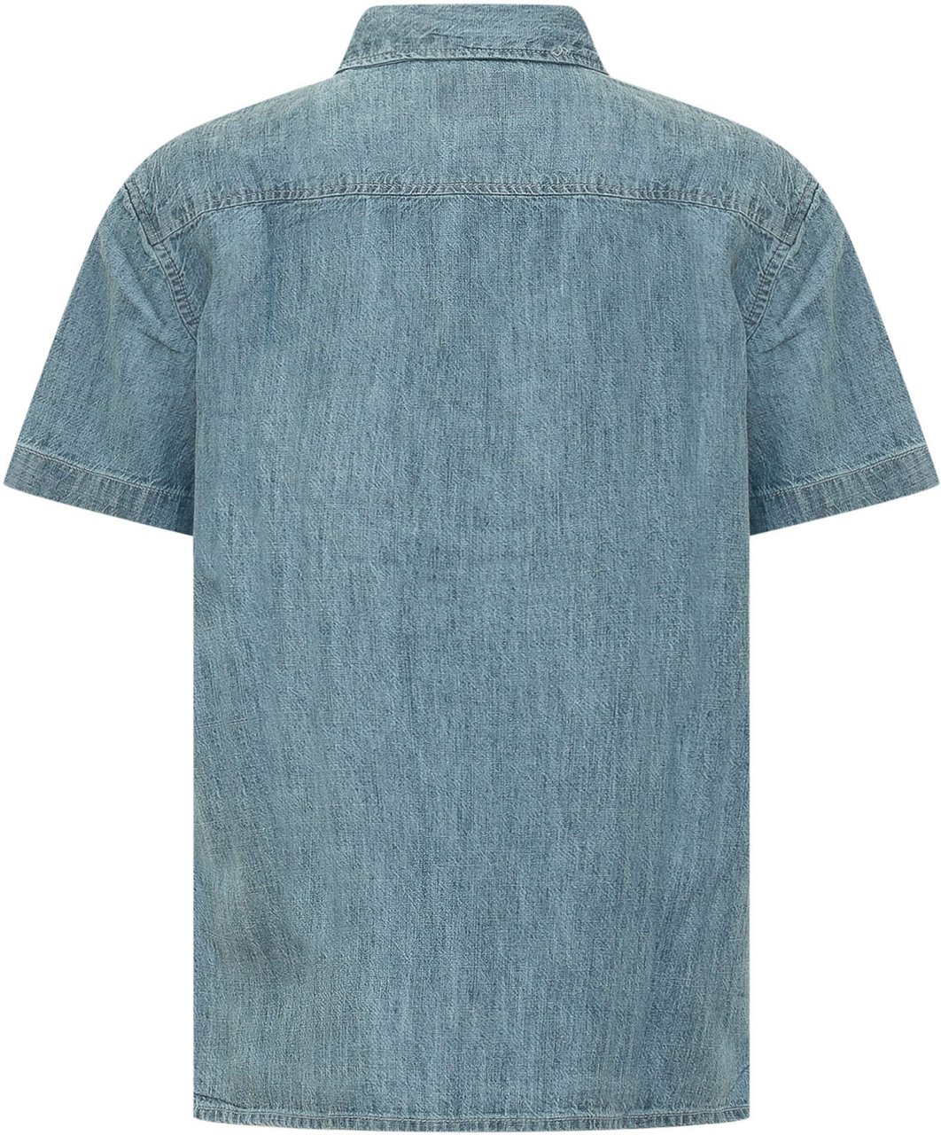 Guess OVER FLAX SHIRT Blauw