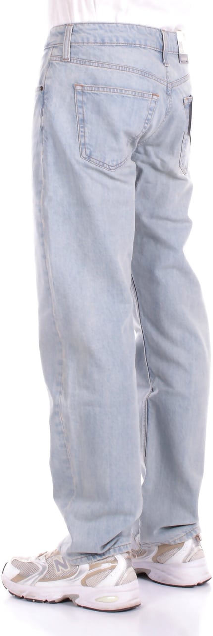 Guess Trousers Denim Washed Blauw
