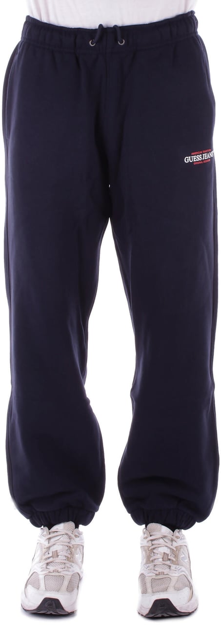 Guess Trousers Blue Blauw