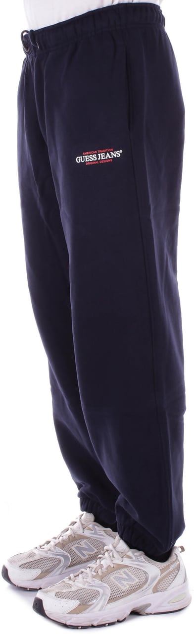 Guess Trousers Blue Blauw