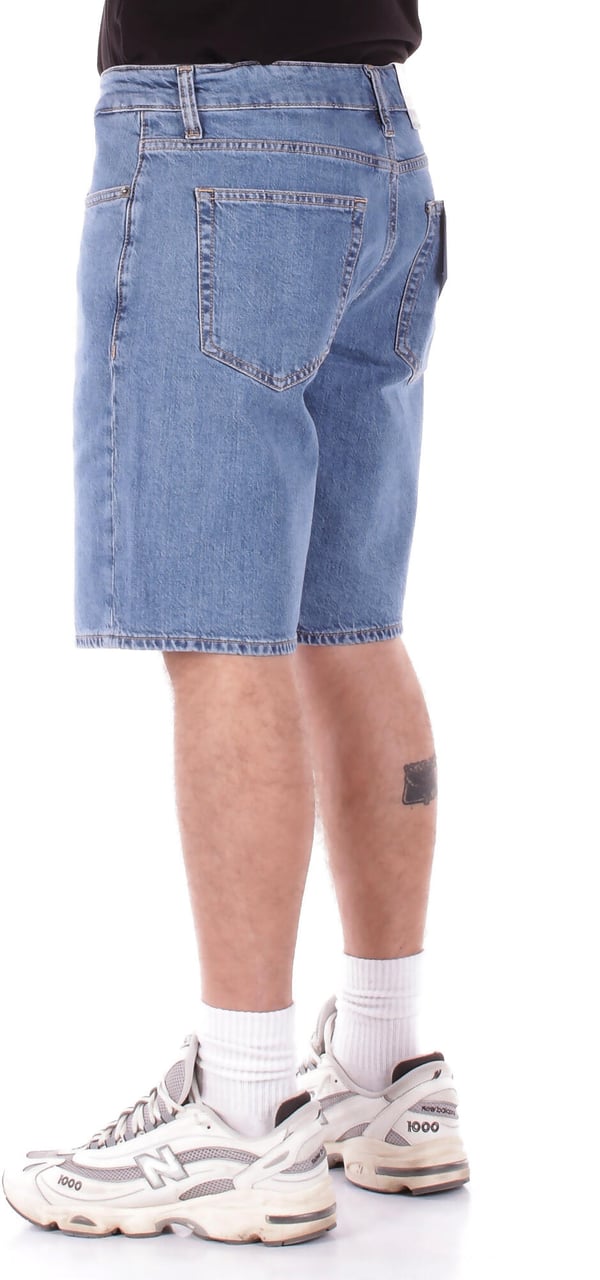 Guess Shorts Denim Medio Blauw