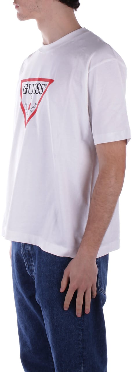 Guess T-Shirts And Polos White Wit