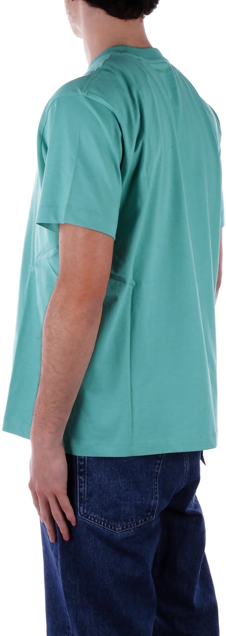 Guess T-Shirts And Polos Verde Acqua Groen