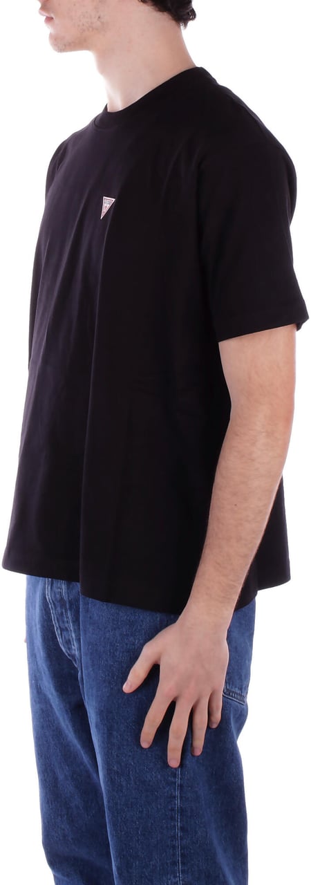 Guess T-Shirts And Polos Black Zwart