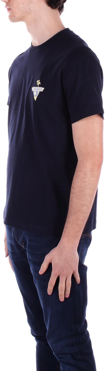 Guess T-Shirts And Polos Blue Blauw