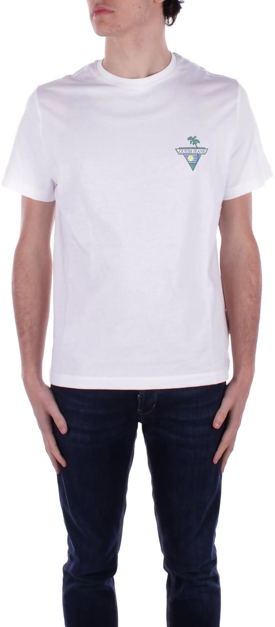 Guess T-Shirts And Polos White Wit