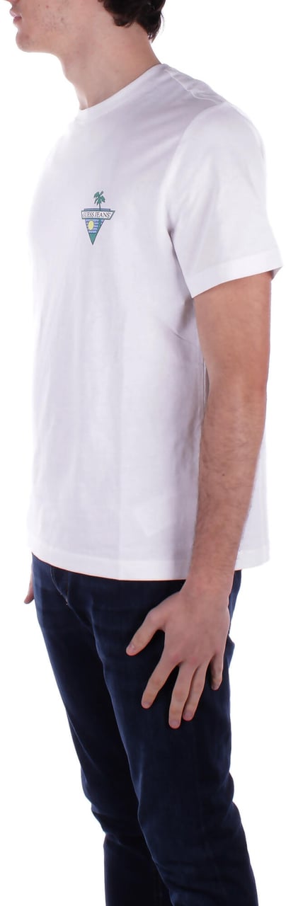 Guess T-Shirts And Polos White Wit