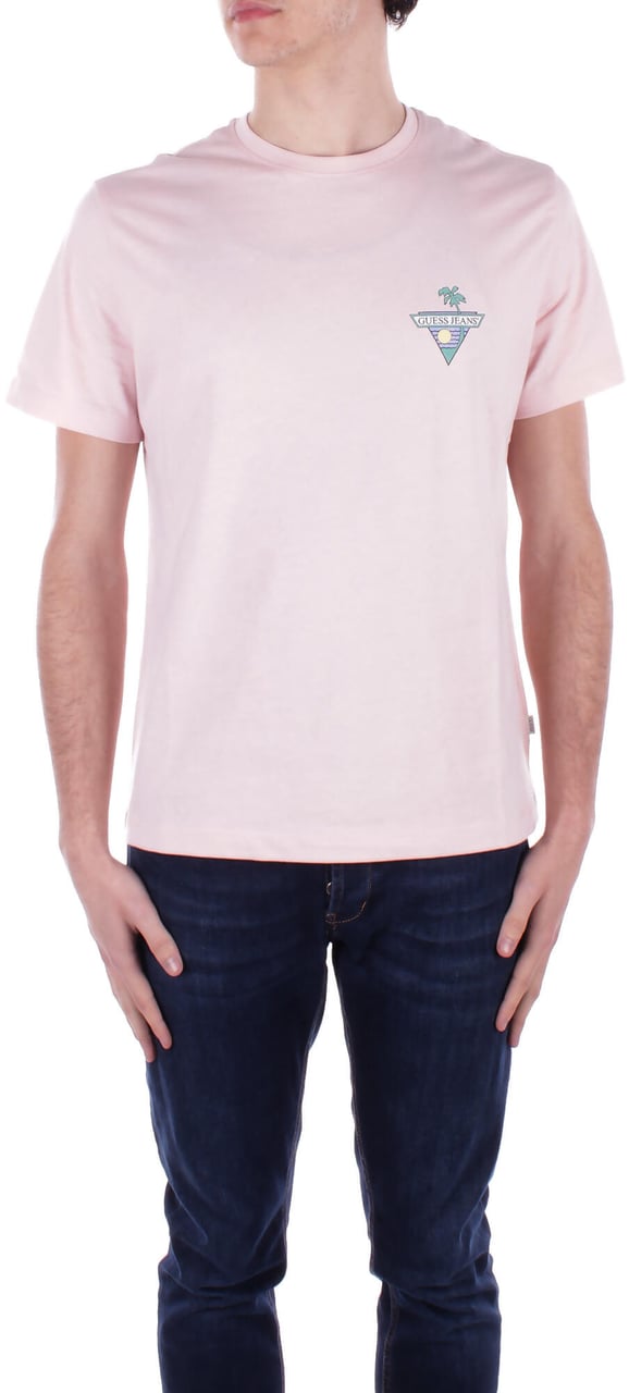 Guess T-Shirts And Polos Pink Roze