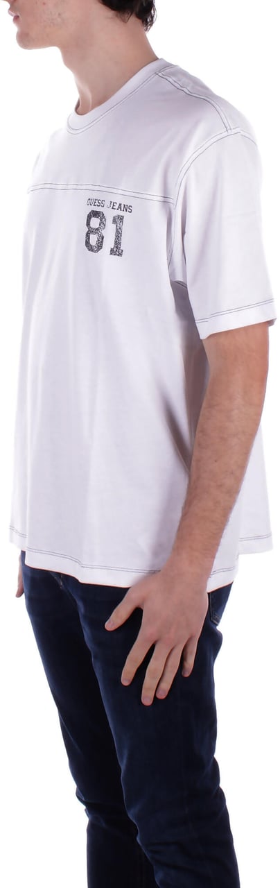 Guess T-Shirts And Polos White Wit