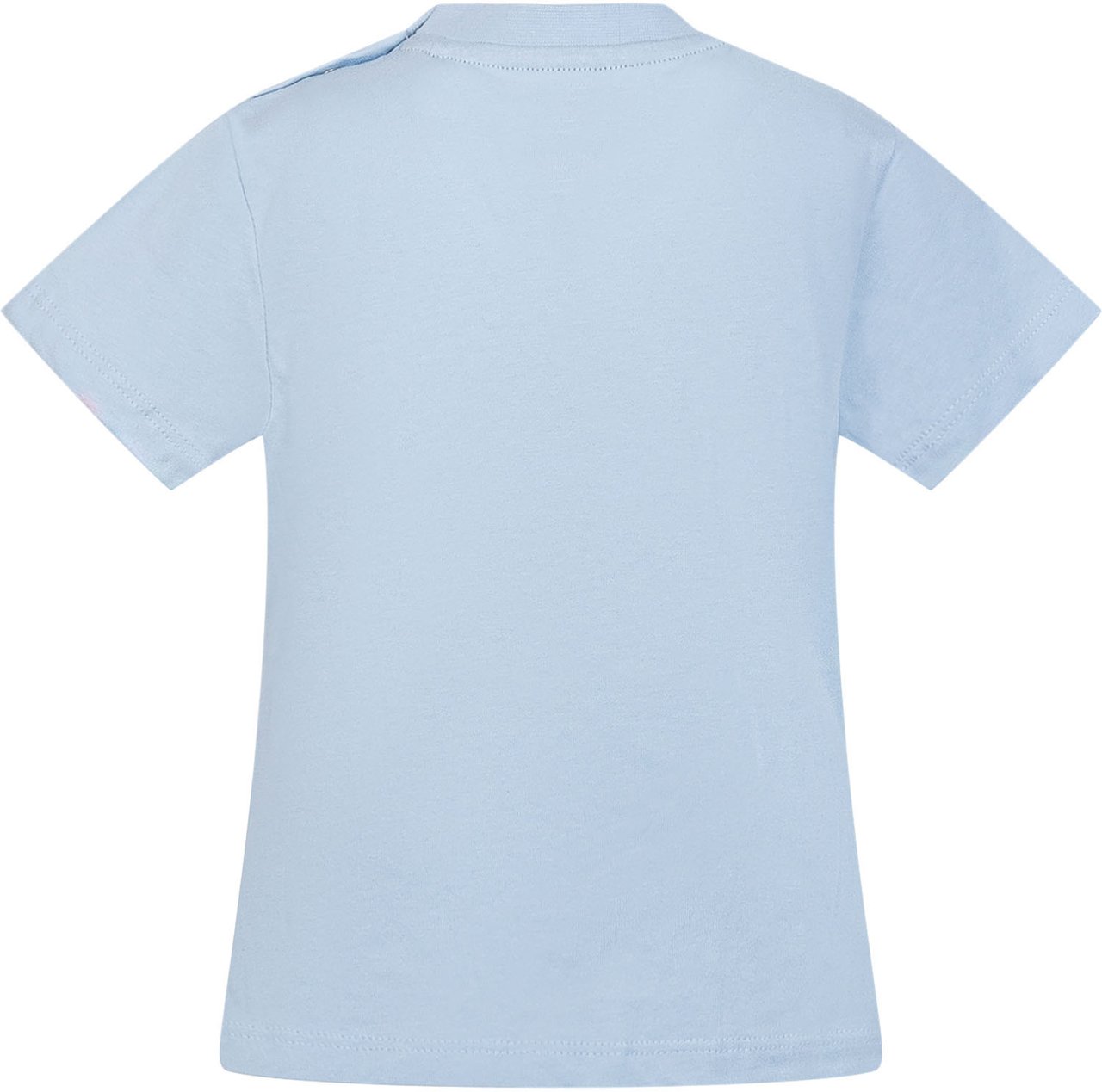 Guess T-shirt a Maniche Corte con Stampa Frontale Lichtblauw