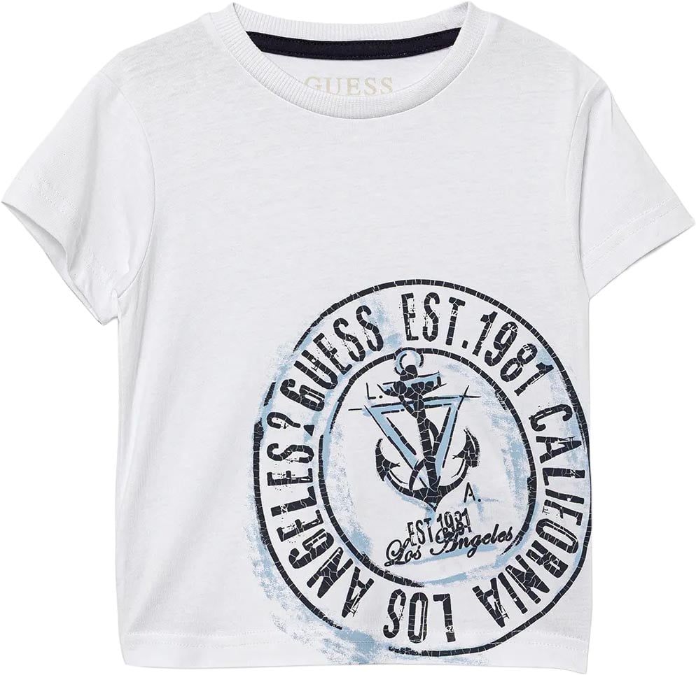 Guess T-Shirts And Polos Pure White Wit