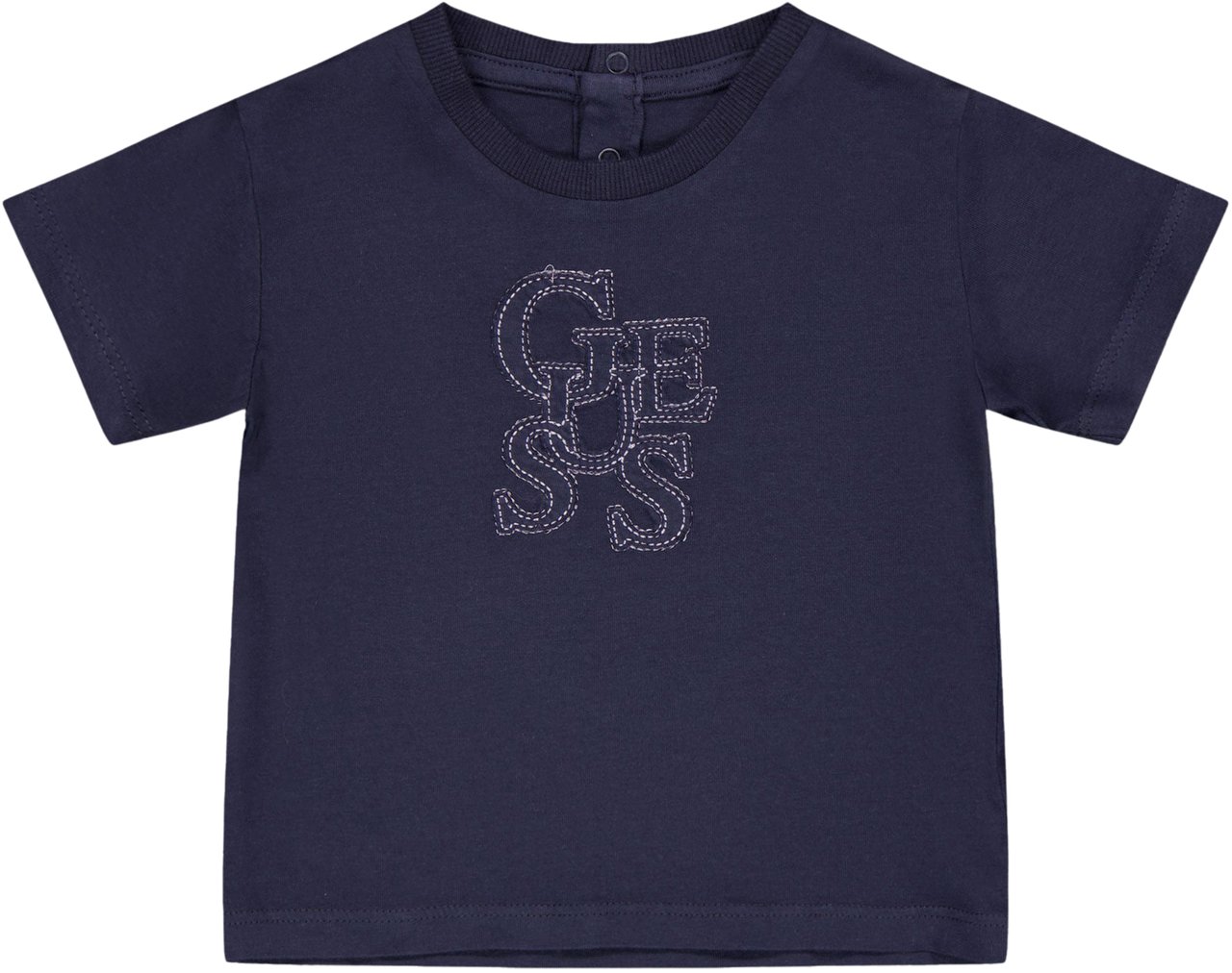 Guess Guess Baby Jongens T-Shirt In Navy Blauw