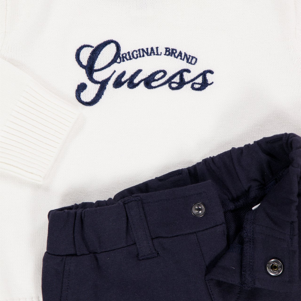 Guess Guess Baby Jongens Trui In Off White Wit