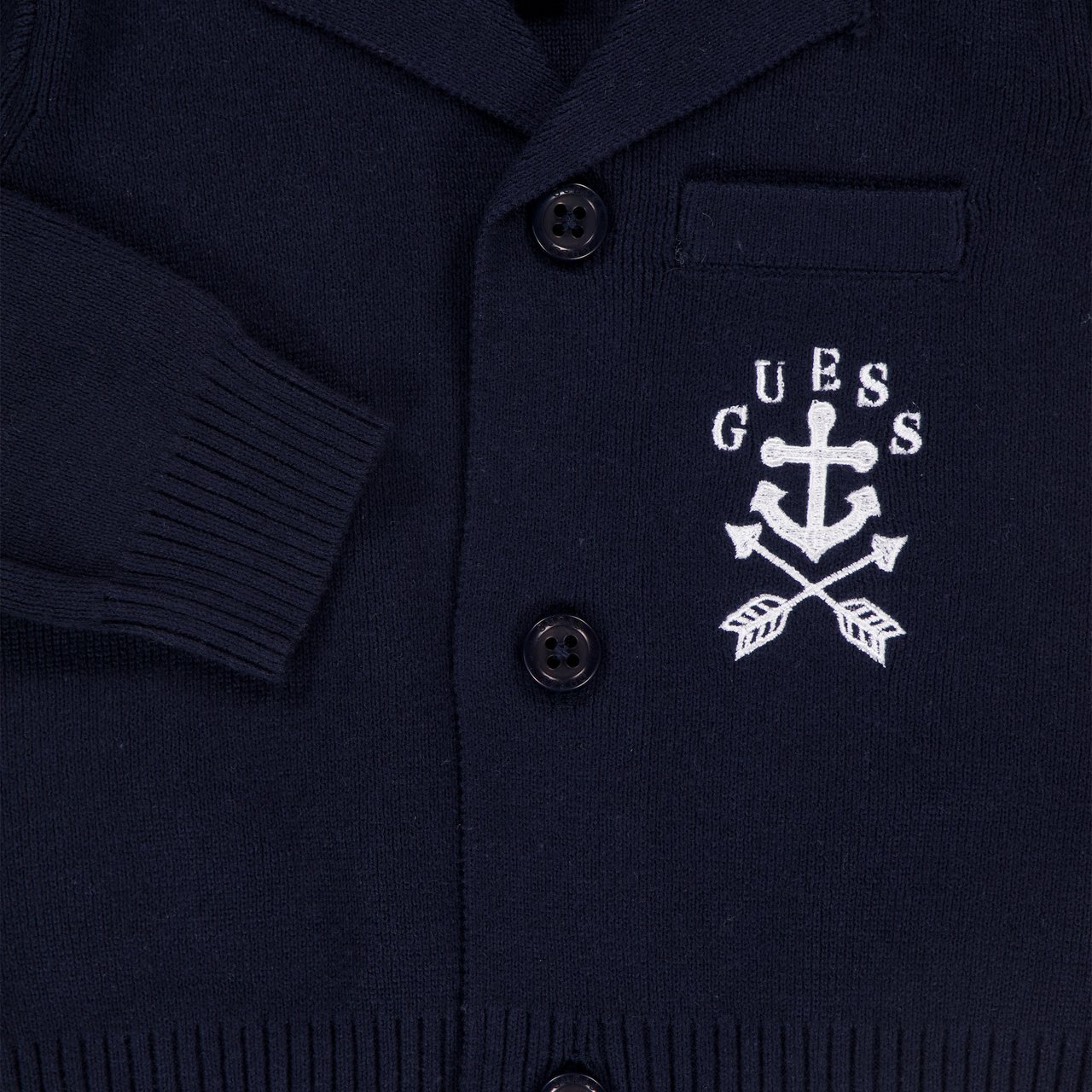 Guess Guess Baby Jongens Vest In Navy Blauw