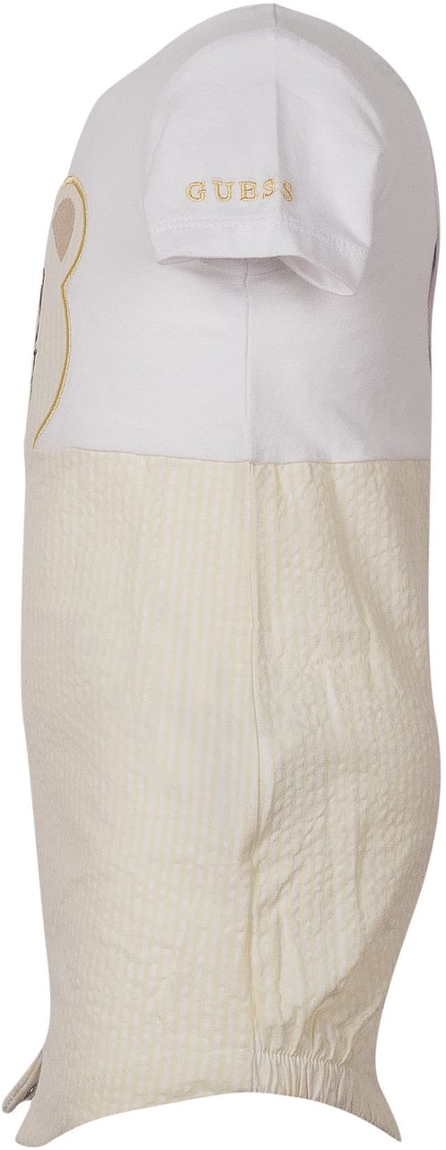 Guess Tutina Corta con Ricamo Orsetto Wit