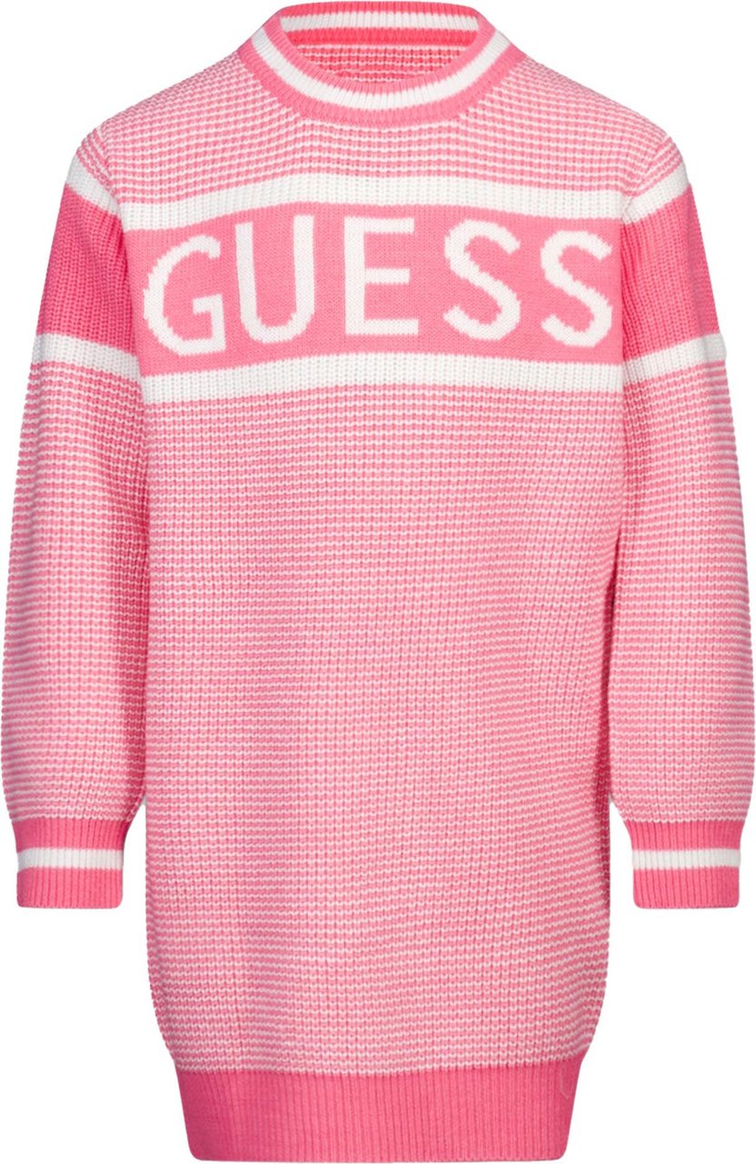 Guess Kinder Meisjes Jurk In Roze Roze