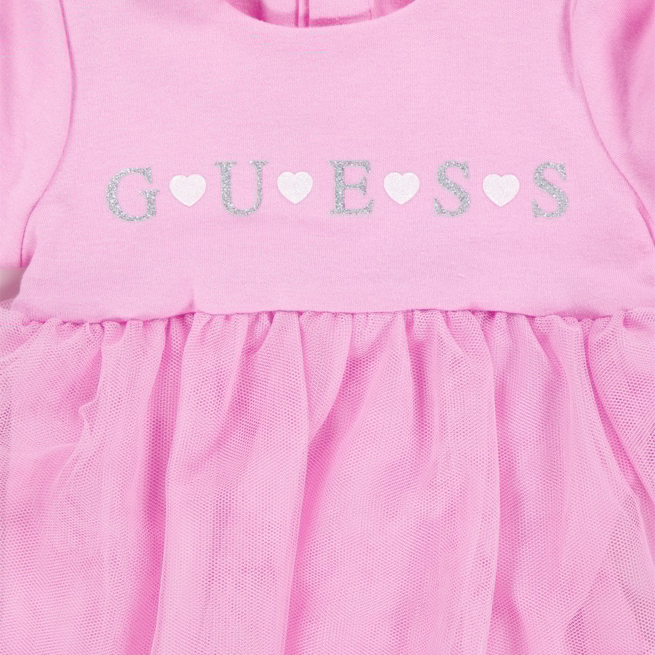 Guess Guess Baby Meisjes Jurk In Roze Roze