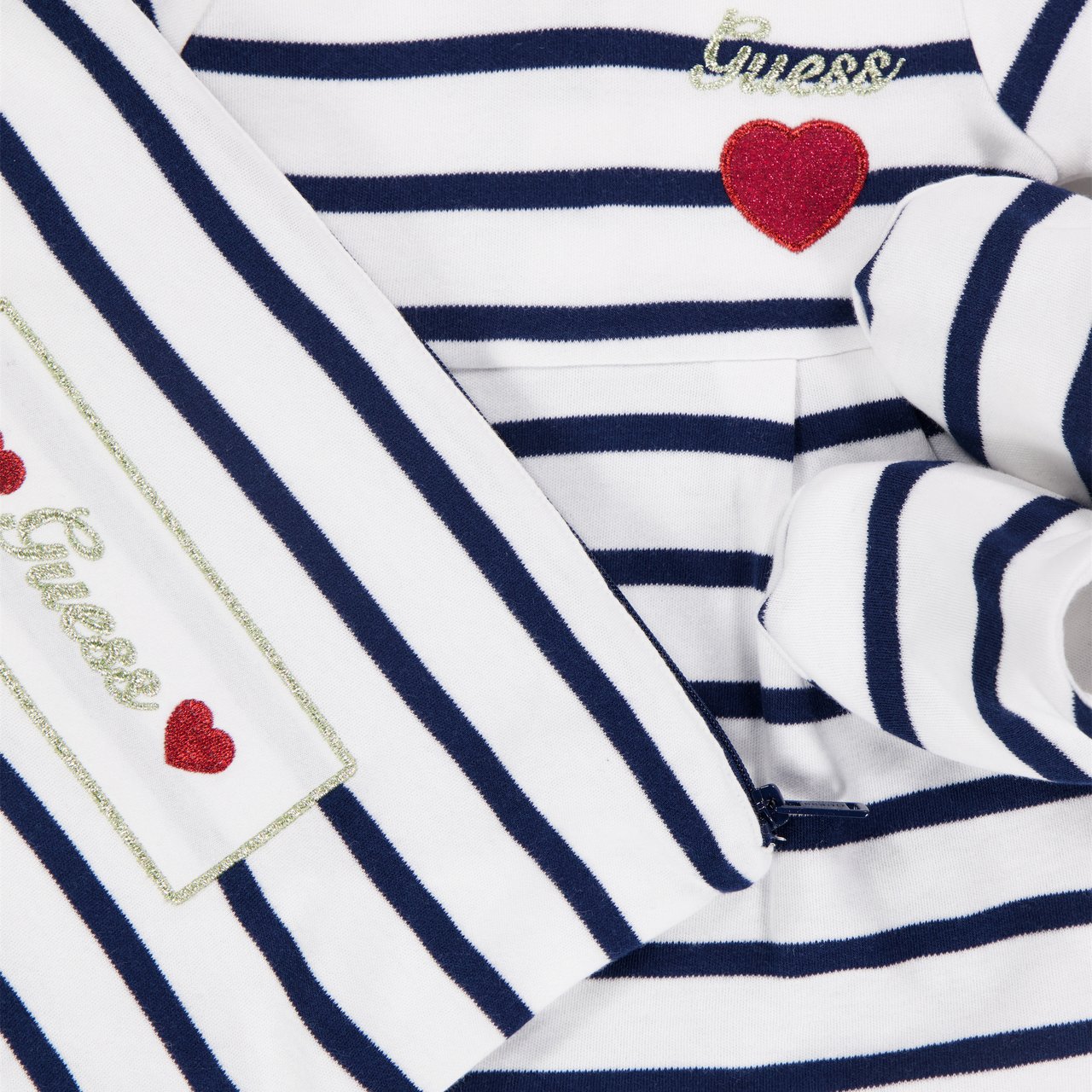 Guess Guess Baby Meisjes Jurk In Navy Blauw