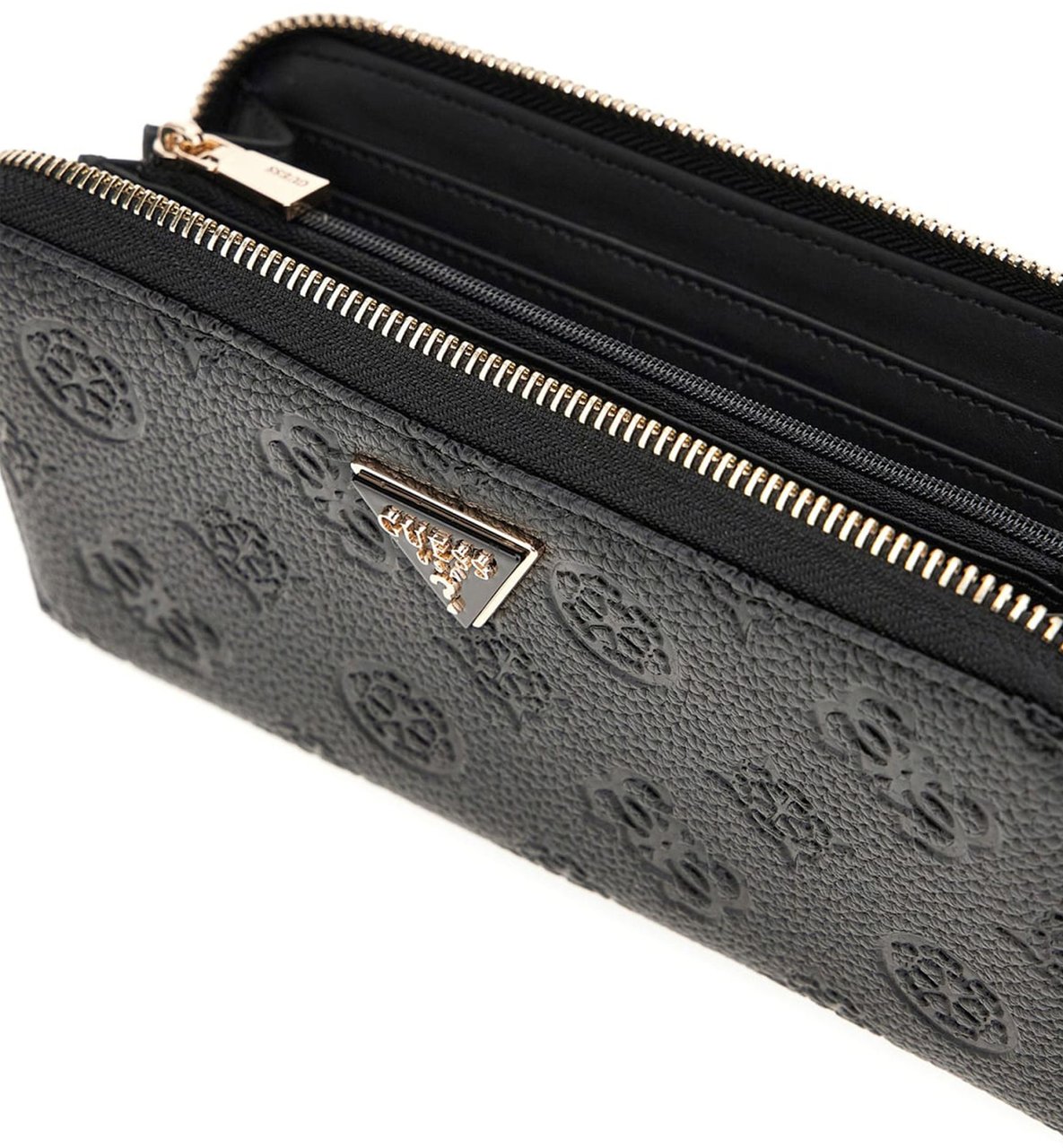 Guess Cresidia Zip Portemonnee Zwart