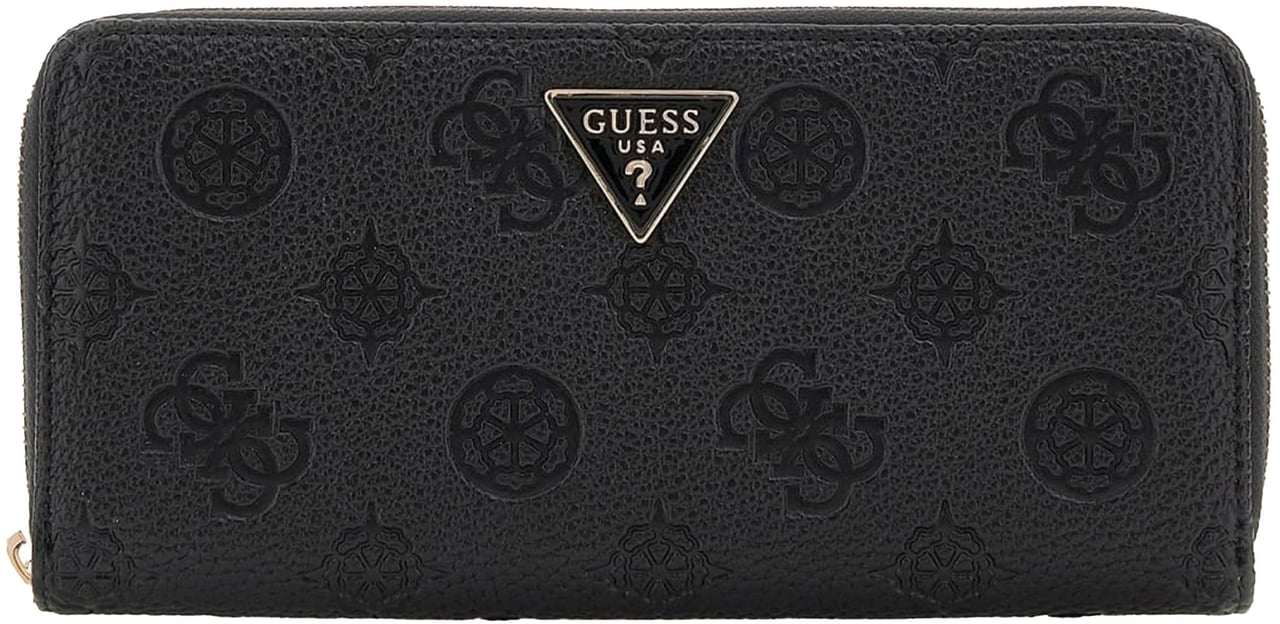 Guess Cresidia Zip Portemonnee Zwart
