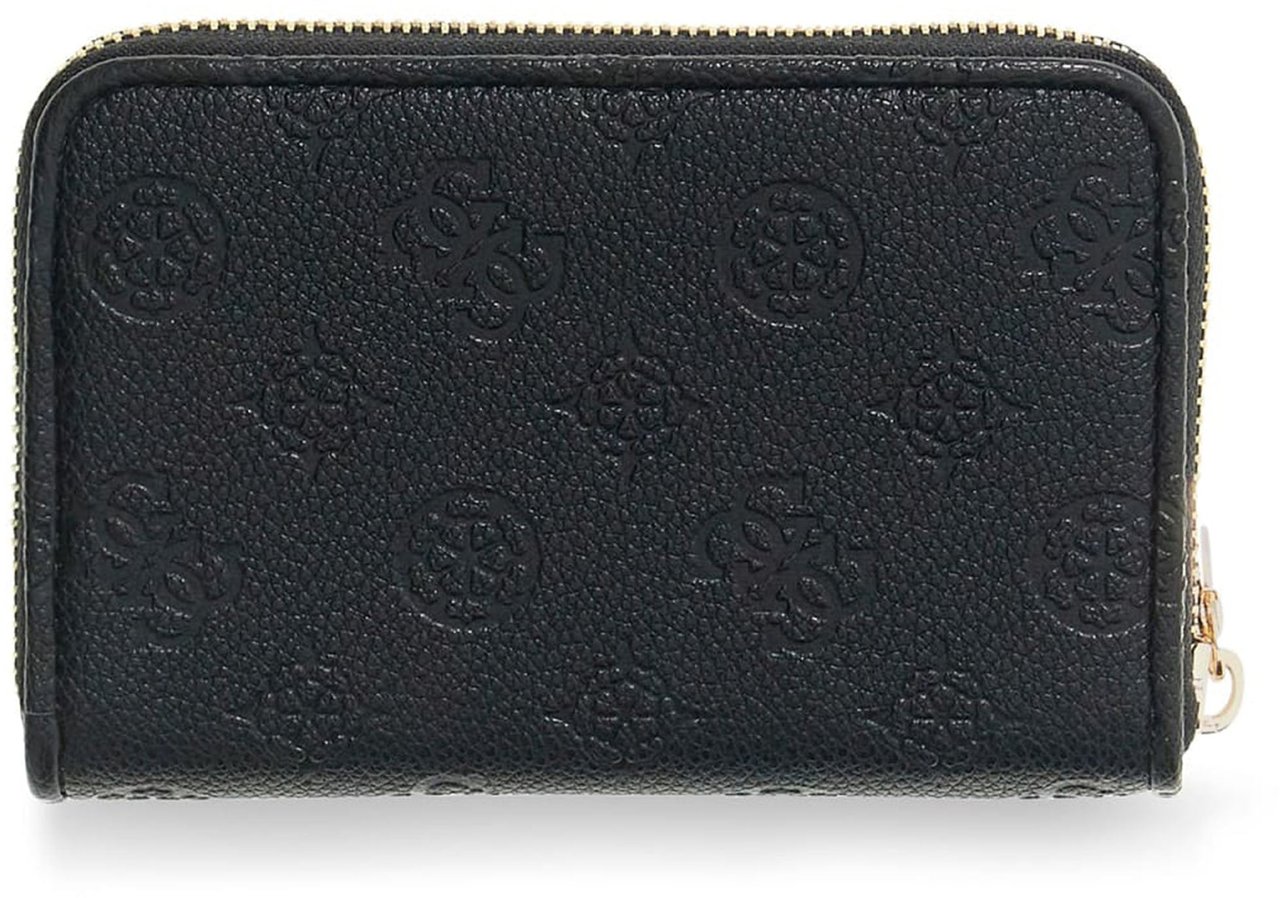 Guess Anise Medium Zip Portemonnee Zwart
