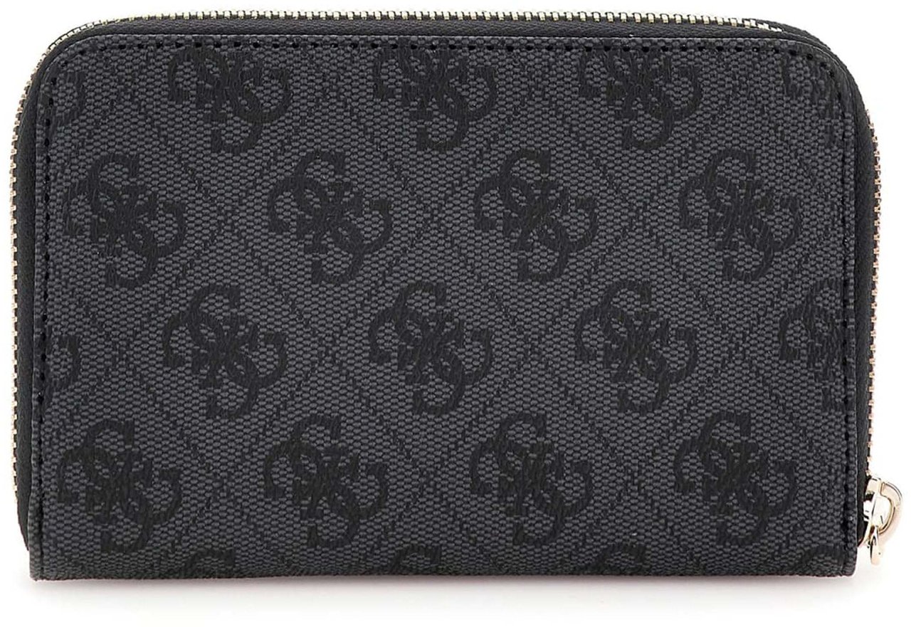 Guess Laurel Medium Zip Portemonnee Grijs