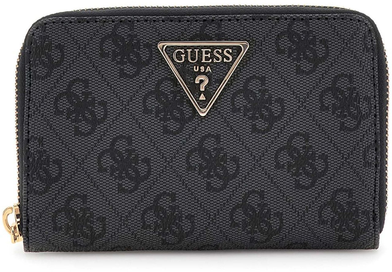 Guess Laurel Medium Zip Portemonnee Grijs