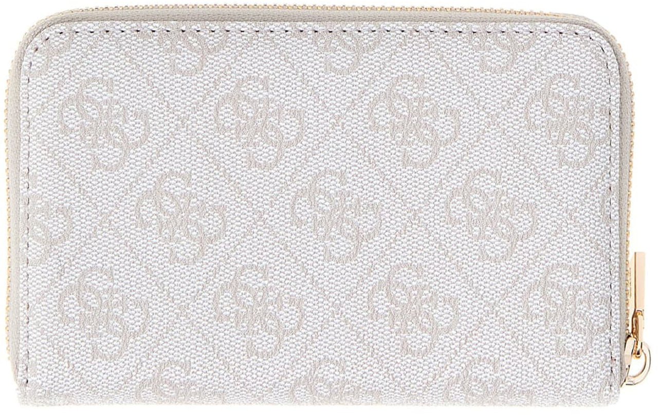 Guess Laurel Medium Zip Portemonnee Beige