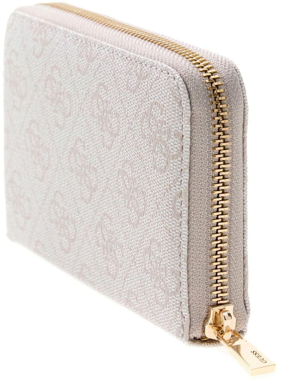 Guess Laurel Medium Zip Portemonnee Beige
