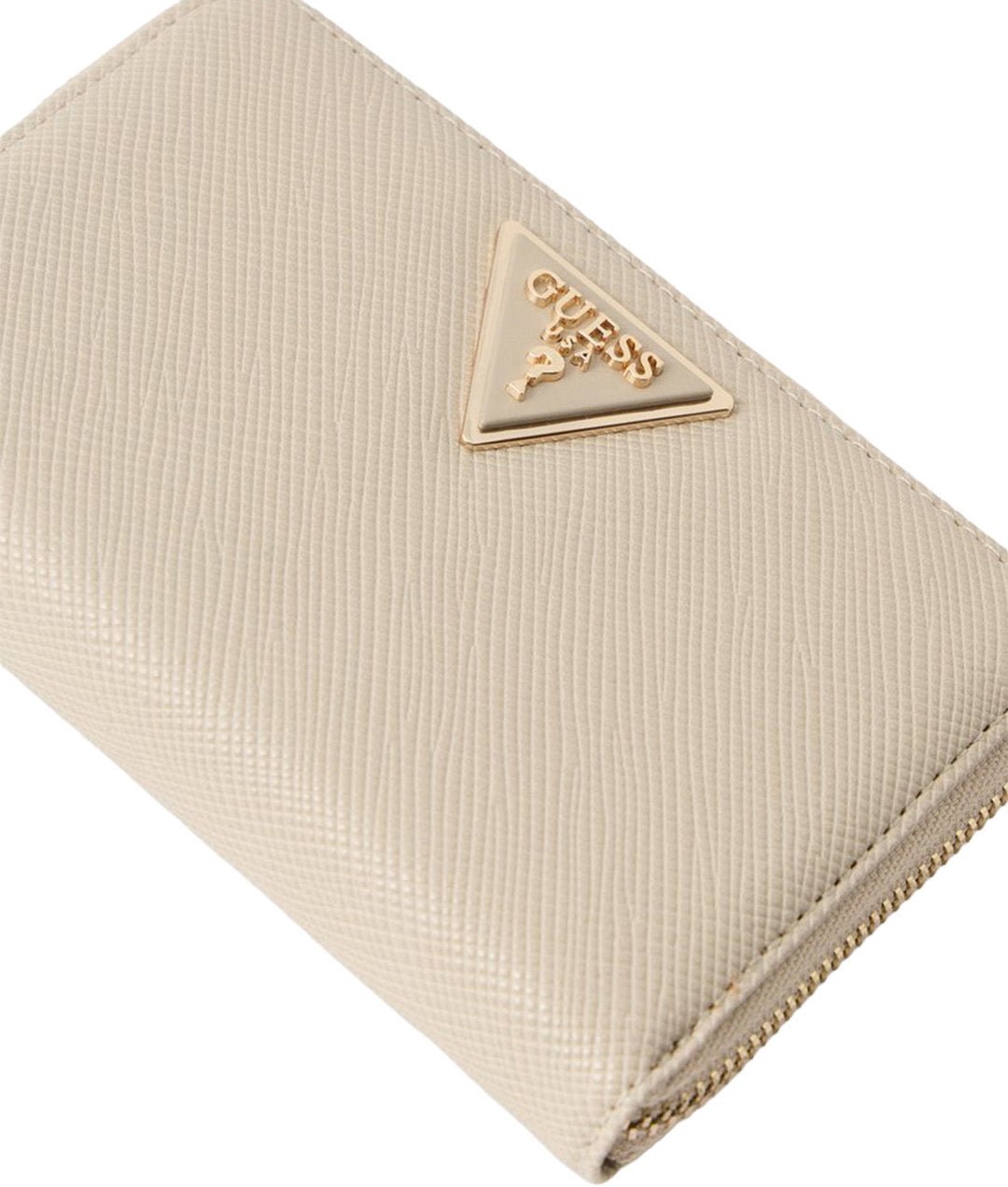 Guess Laurel Medium Zip Portemonnee Taupe