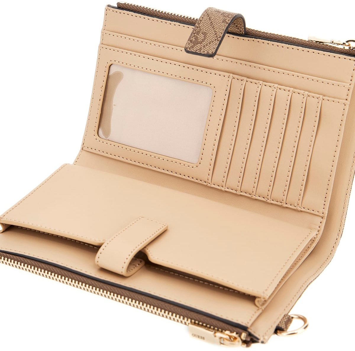 Guess Laurel Slg Portemonnee Wit