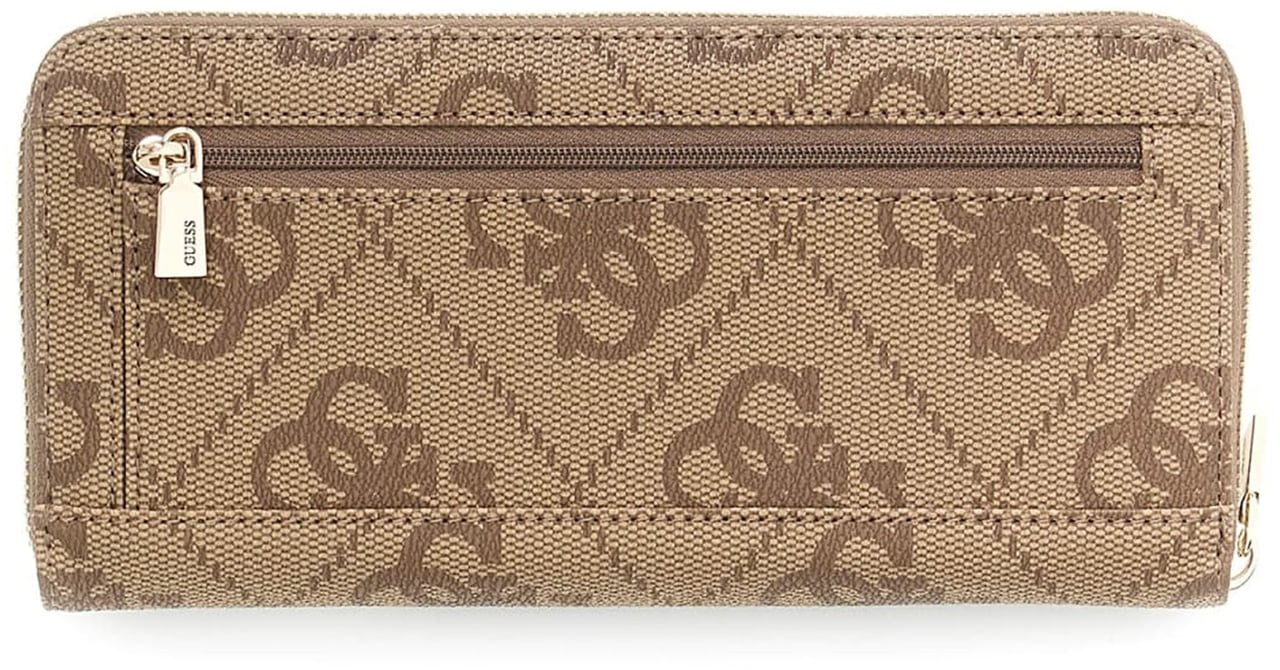Guess Laurel Large Zip Portemonnee Wit