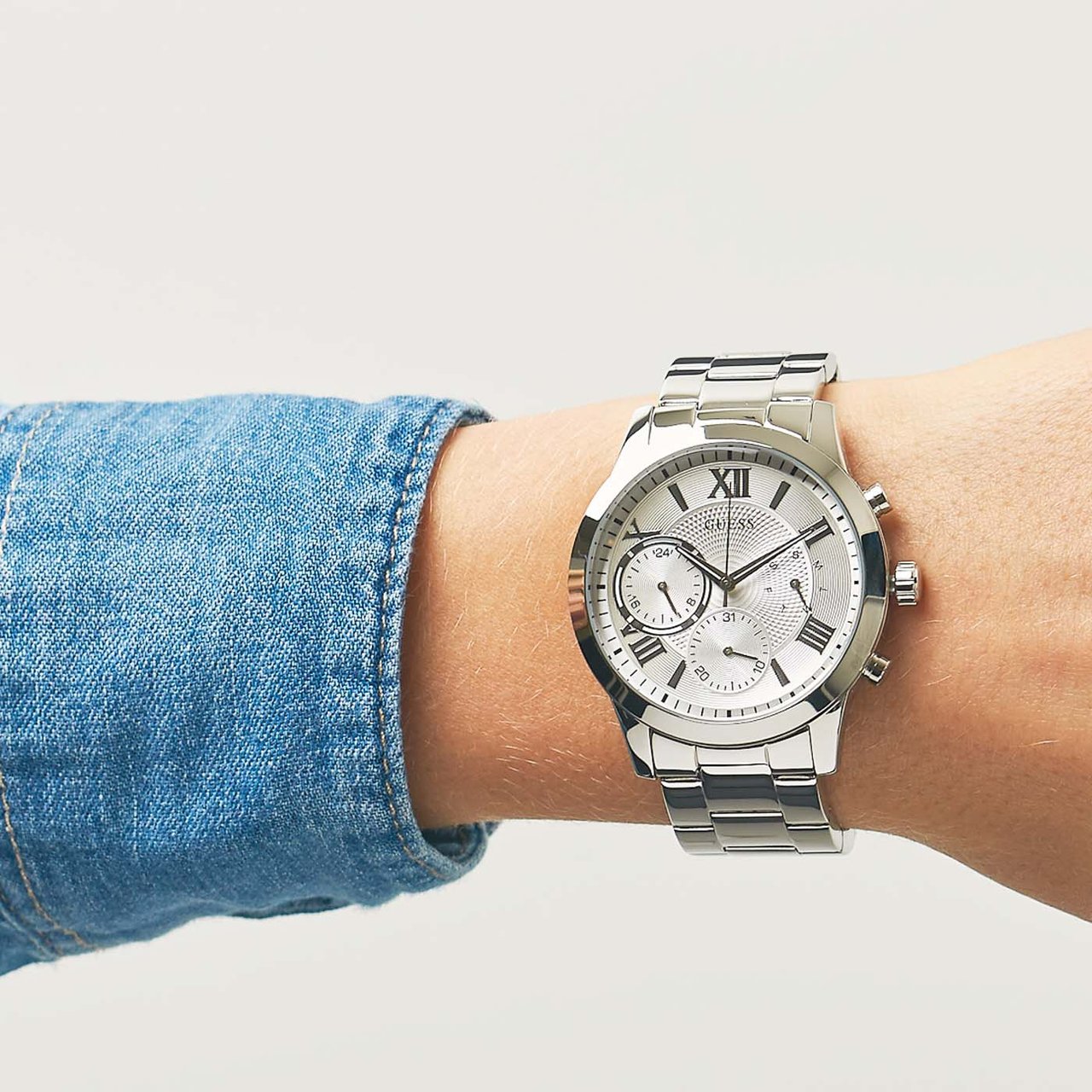 Guess Zilver Horloge Zilver