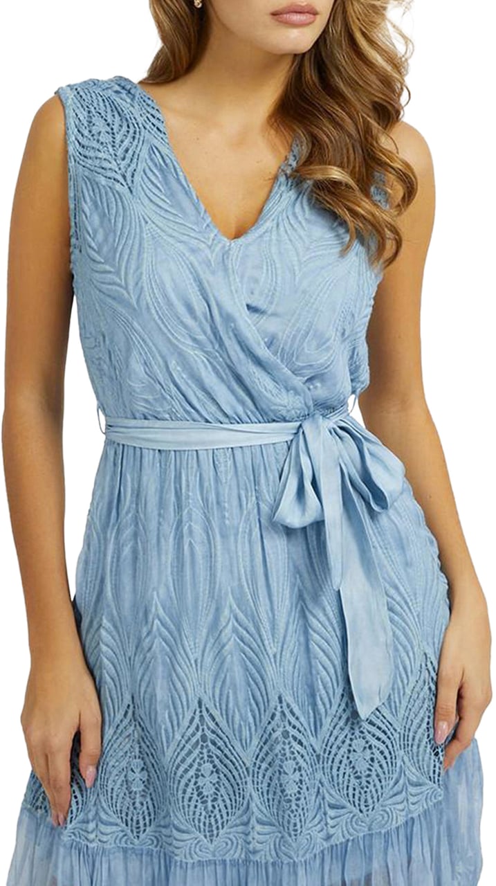Guess Dress Lightblue Lichtblauw