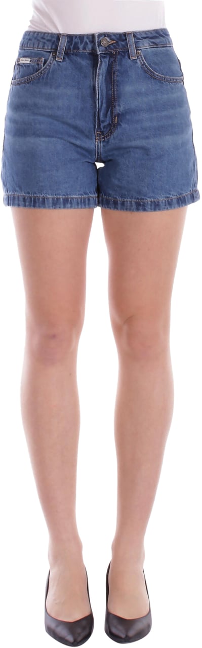 Guess Shorts Denim Blauw