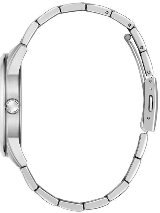 Guess Guess Horloge GW0804G2 Staal Quartz met Zwarte Wijzerplaat Zilver