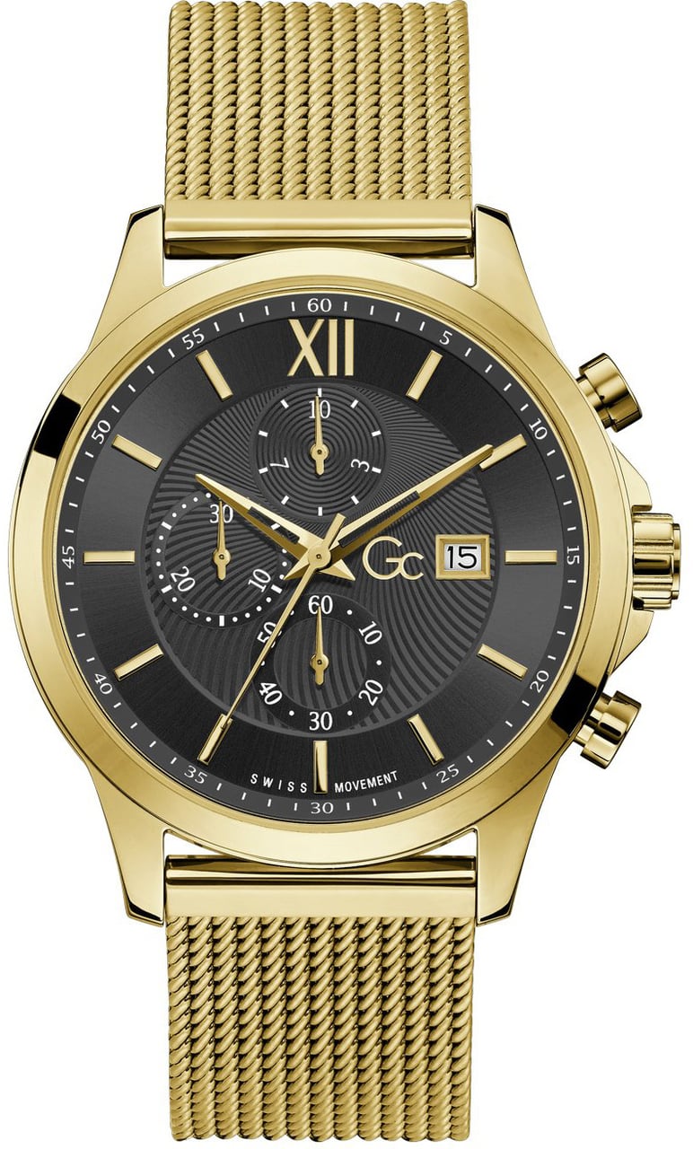 Guess Y27008G2MF Executive heren horloge 44 mm Zwart