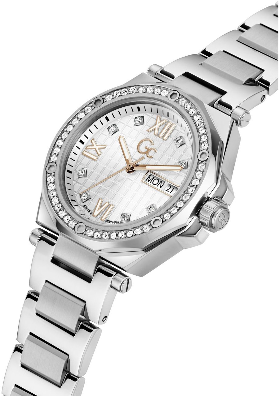 Guess GC Z20003L1MF Legacy Lady dameshorloge Zilver