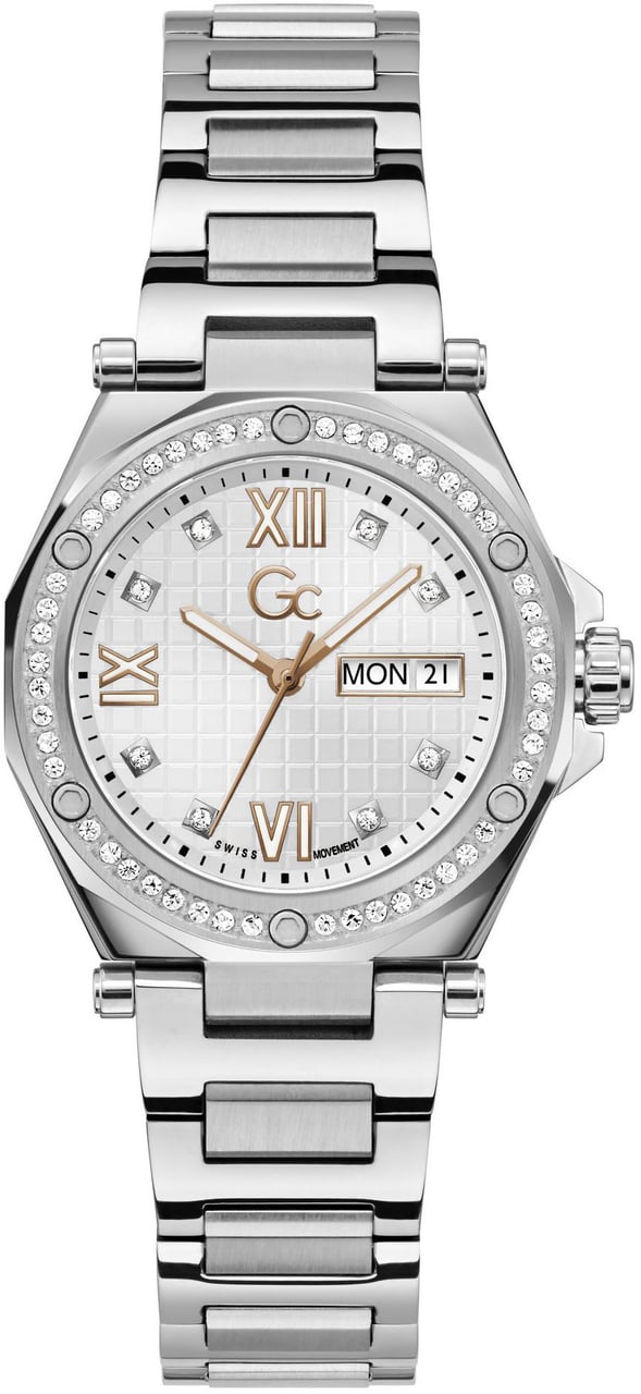 Guess GC Z20003L1MF Legacy Lady dameshorloge Zilver