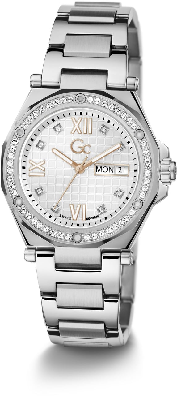 Guess GC Z20003L1MF Legacy Lady dameshorloge Zilver