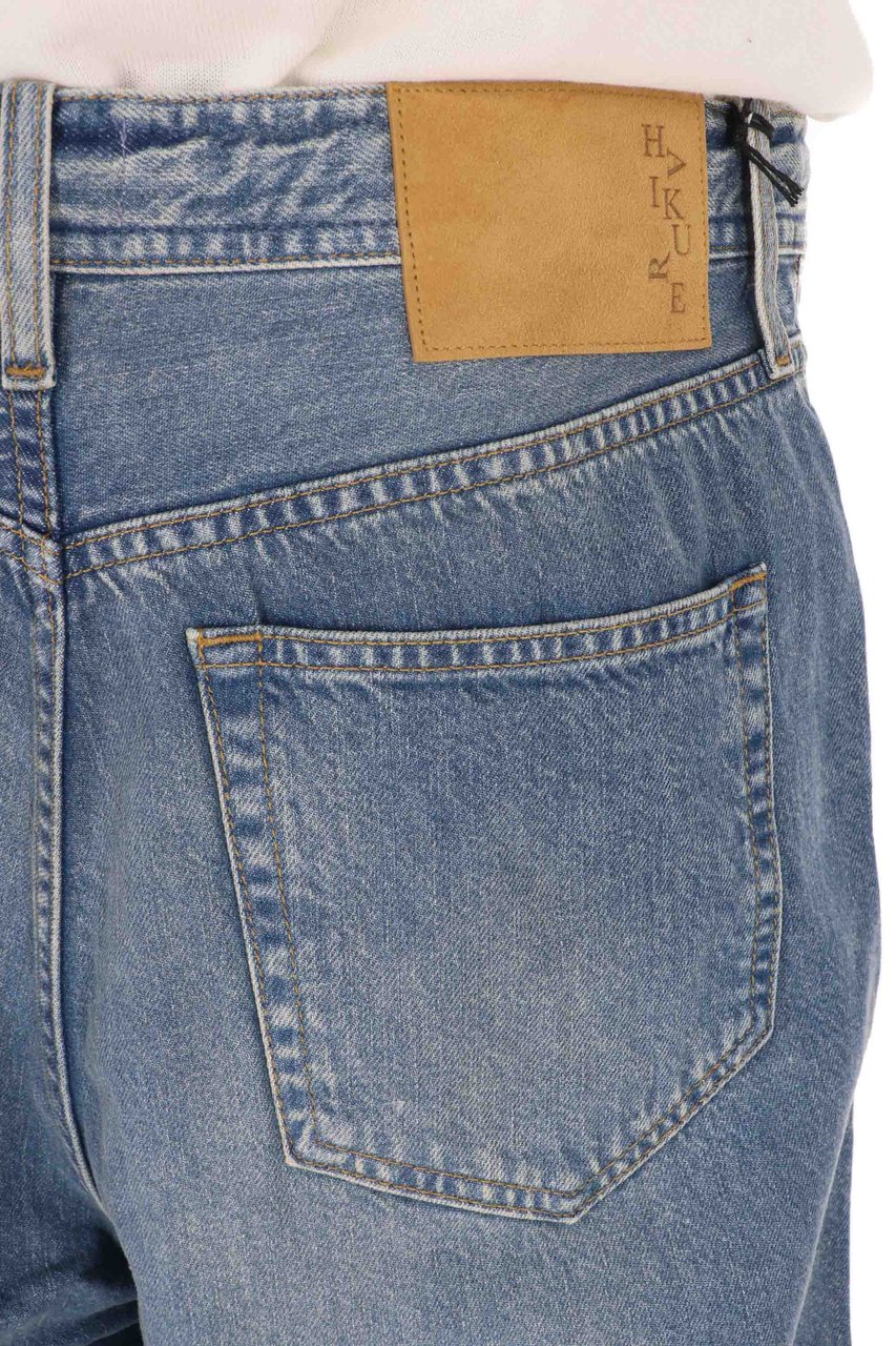 Haikure Ray Dusty Blue Cotton Jeans Blauw