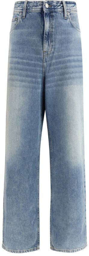 Haikure Ray Dusty Blue Cotton Jeans Blauw