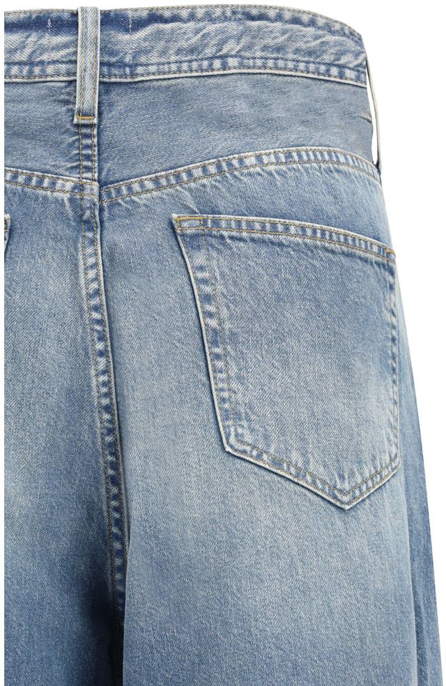 Haikure Ray Dusty Blue Cotton Jeans Blauw