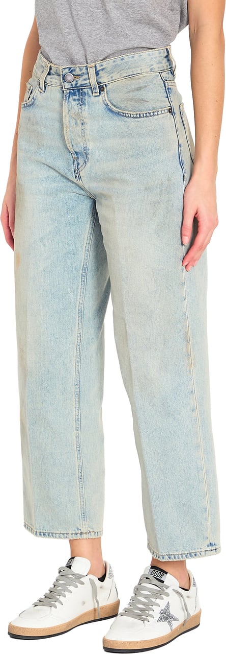 Haikure Betty Soft Stained Sky denim pants Lichtblauw